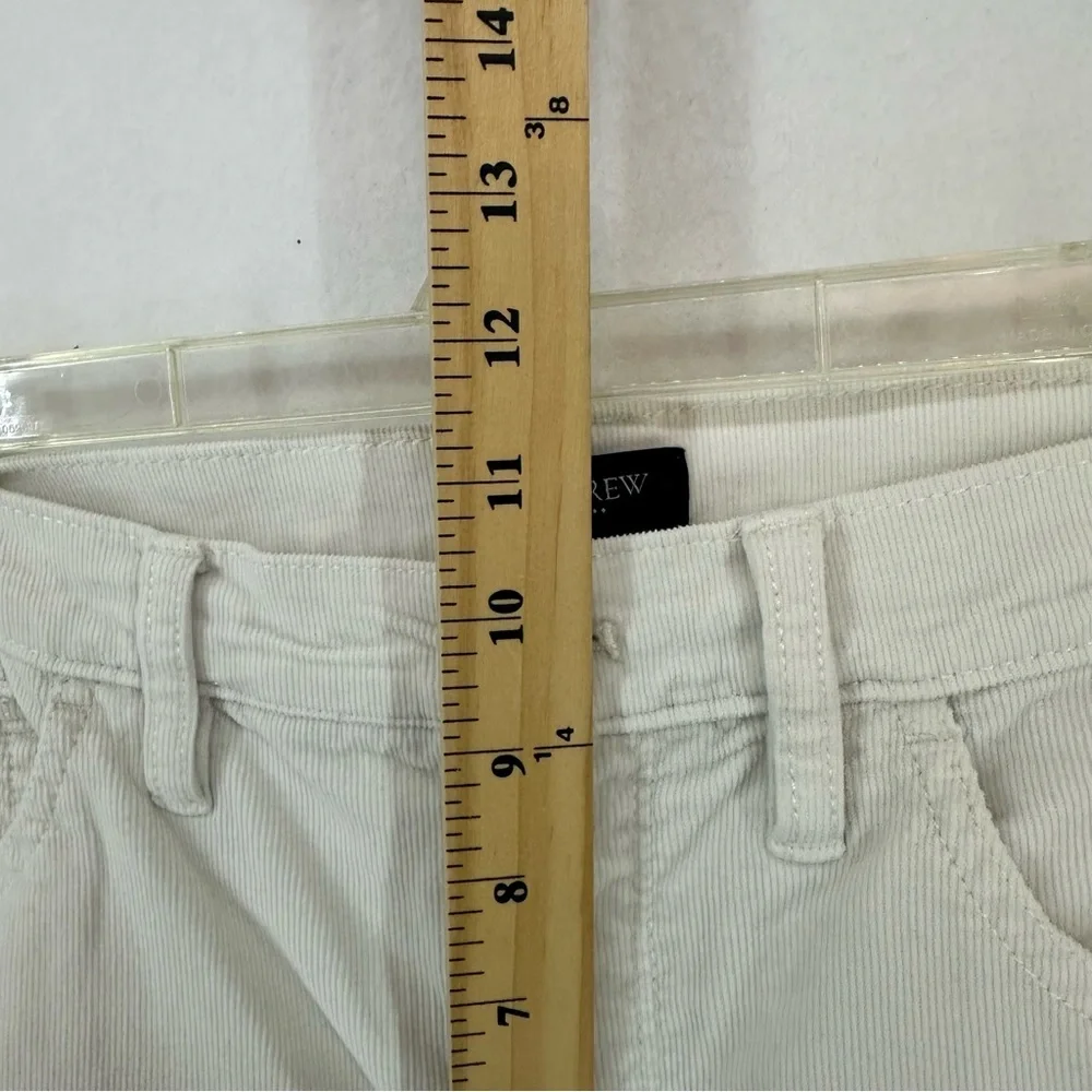 J.Crew Corduroy Straight Pants‎ Womens 31 White